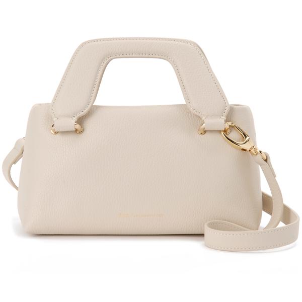 AIM（エイム） ハンドバッグ レディース ホワイト 014GC CR ナノアリス