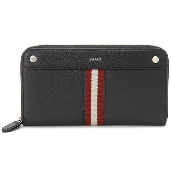 ☆新品同様☆BALLY☆バリー☆長財布☆本革☆ブラック Bally バリー BALLY 財布 長財布 二つ折り長財布 バリロ メンズ