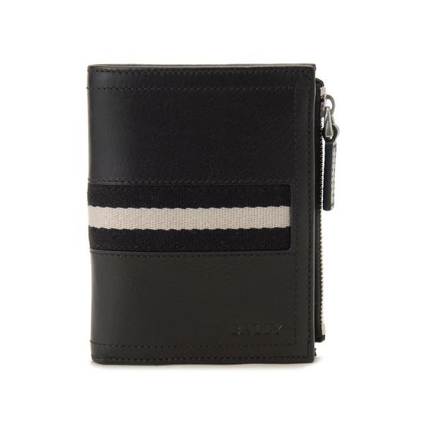 【新品・未使用】BALLY バリー　二つ折り財布　ブラック Bally バリー BALLY 財布 メンズ 二つ折り財布 ブラック SCRIBE