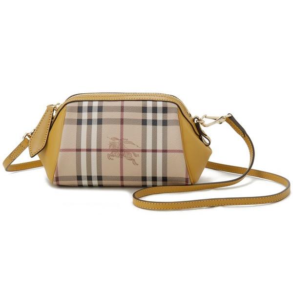 【美品】バーバリー ショルダーバッグ 2way アクセサリーポーチ 白×黒 バーバリー BURBERRY バッグ ミニボストン 2WAY ショルダー