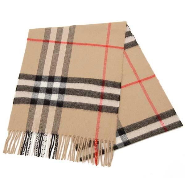 BURBERRY（バーバリー） マフラー ベージュ 8018173 カシミア チェック