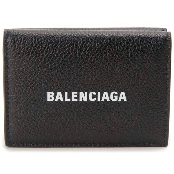 BALENCIAGA バレンシアガ 三つ折り財布 ブラック 黒 594312-1IZI3-1090 