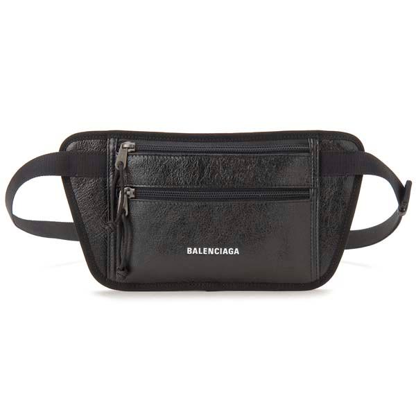 JK　BALENCIAGA ボディバッグ ブラック BALENCIAGA ブラック ボディバッグ - メルカリ