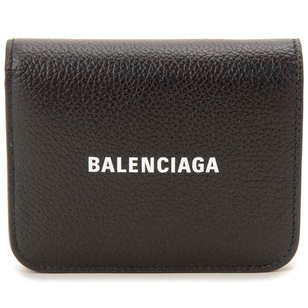 バレンシアガ BALENCIAGA 財布 二つ折り財布 ブラック 655624 1IZIM 