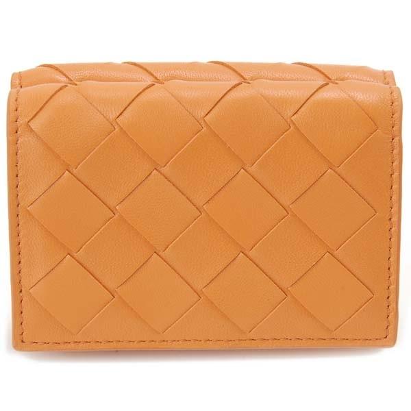 Bottega Veneta オレンジ 三つ折り財布 BOTTEGA VENETA ボッテガ・ヴェネタ Bottega Veneta 三つ折り