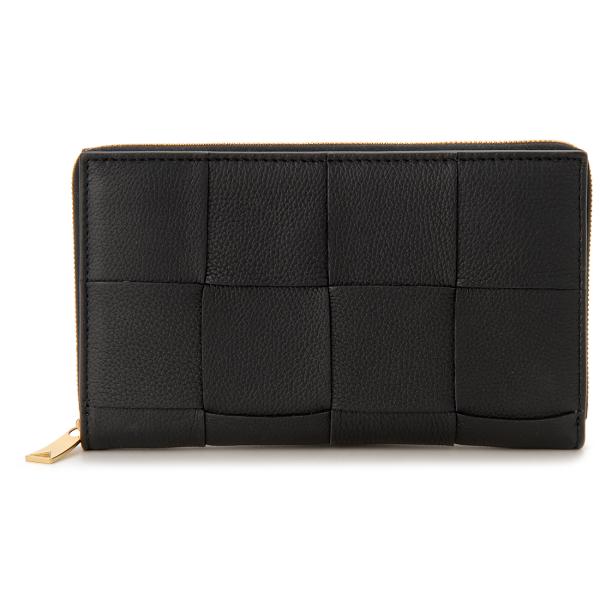 ✨レア美品✨ボッテガヴェネタ　長財布　ラウンドファスナー　ブラック BOTTEGA VENETA 並行輸入 ボッテガヴェネタ 長財布(ラウンド