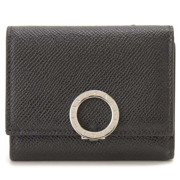 正規品⭐️美品⭐️BVLGARI ブルガリ　男女兼用コンパクトウォレット　財布　黒 正規品⭐️美品⭐️BVLGARI ブルガリ 男女兼用 コンパクト