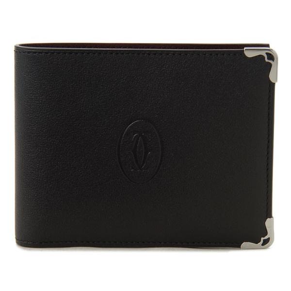 ⭐️ 美品 Cartier マスト ドゥ カルティエ 三つ折り財布 ブラック ⭐️ 美品 Cartier マスト ドゥ カルティエ 三つ折り財布 ブラック