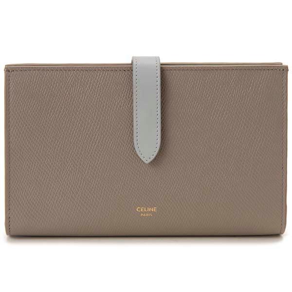 CELINE（セリーヌ） 長財布 レディース ペブル グレージュ 10B63 3BRU