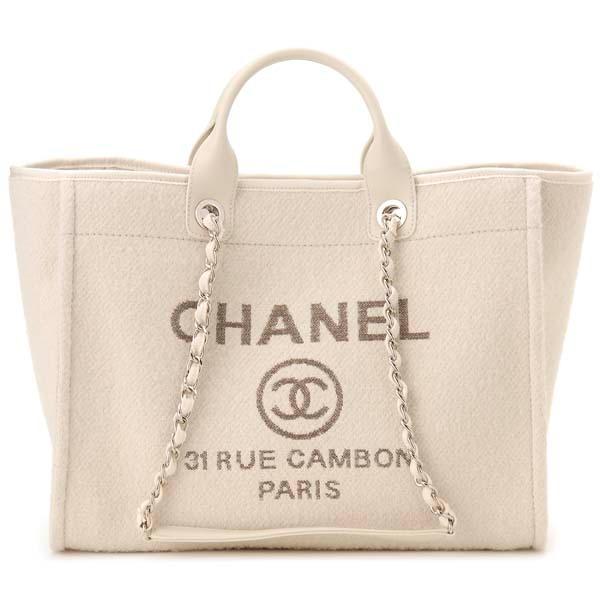 CHANEL シャネル バッグ トートバッグ レディース ホワイト CHANEL シャネル バッグ トートバッグ レディース ホワイト