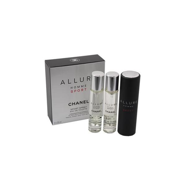 【シャネル 】アリュール オム スポーツEDTスプレイ　レフィル　2本 Amazon.co.jp: シャネル アリュール オム スポーツ トラベル