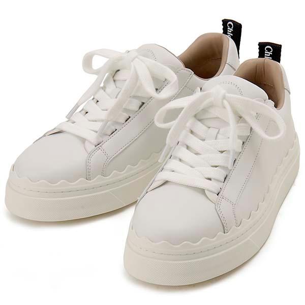 Chloe（クロエ） スニーカー レディース ホワイト 19S10842 101 LAUREN 