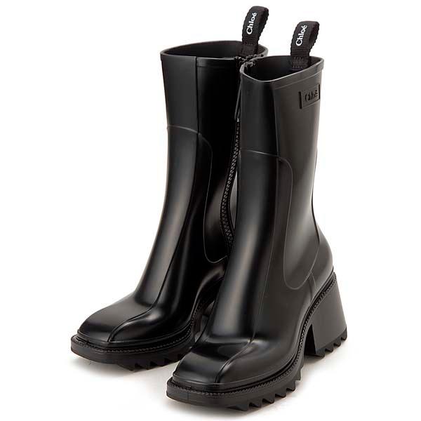 Chloe クロエ レインブーツ レディース ブラック 19W239G8 001 BETTY