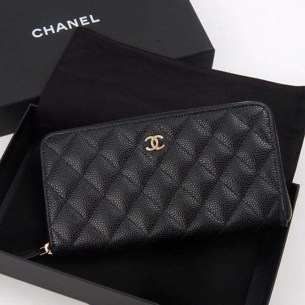 CHANEL シャネル 長財布 レディース ブラック AP0242 Y01864