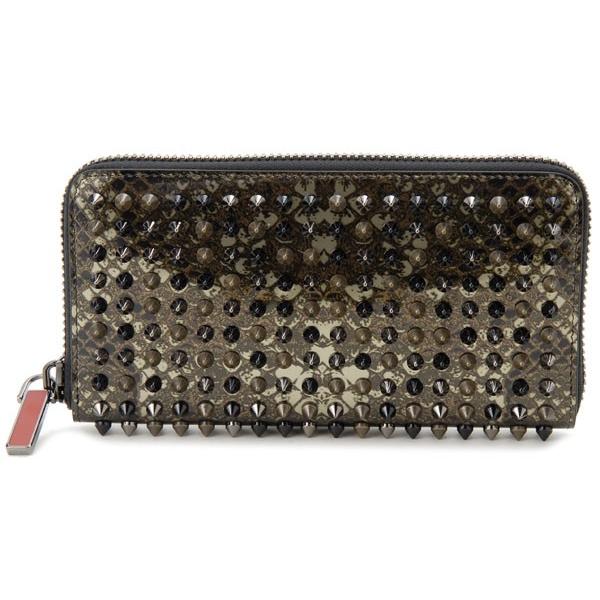へ*い様 ルブタン スタッズ付きマルチカラーレザー長財布 クリスチャンルブタン へ*い様 ルブタン スタッズ付きマルチカラーレザー長財布