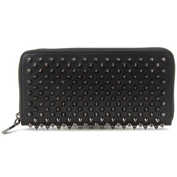Christian Louboutin スタッズ長財布スタッズ黒B078
