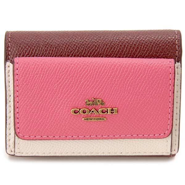 COACH（コーチ） 三つ折り財布 レディース ピンク 1118B4QUK