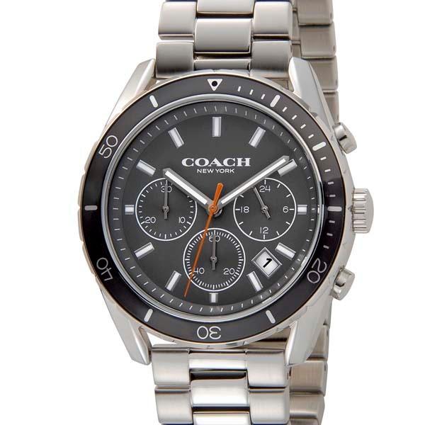 COACH（コーチ） 時計 メンズ グレー×シルバー 14602515 クロノグラフ