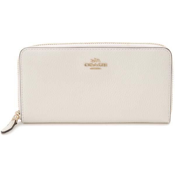 Coach コーチ ラウンドファスナー長財布 F Imchk ペプルドレザー ホワイト 白 レディース 新品 Cocfimchk S Select 通販 Yahoo ショッピング