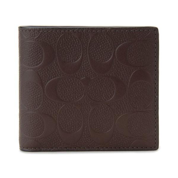 COACH コーチ　F75363 マホガニー　美品　二つ折り　財布　ブラウン 楽天市場】コーチ COACH 財布 二つ折り財布 F75363 特別送料無料
