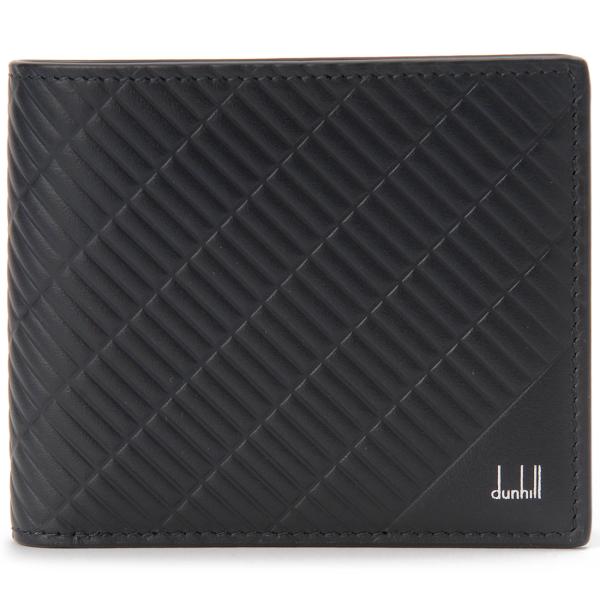 dunhill ダンヒル 二つ折り財布 メンズ ブラック DU24R2320PX