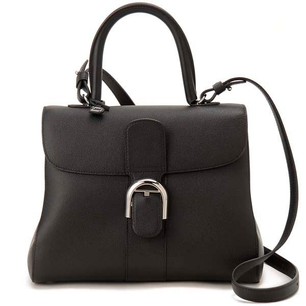 デルヴォー Delvaux ショルダーバッグ レディース ブラック BRILLANT 