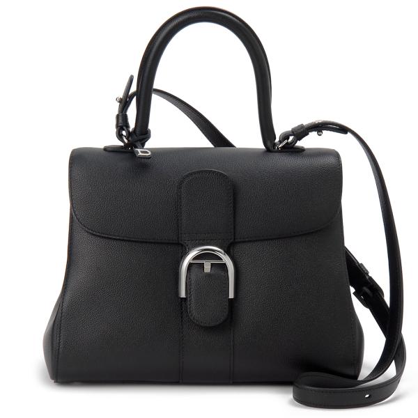 Delvaux デルヴォー ハンドバッグ レディース ブラック AA0483AAU0 99Z PA BRILLANT MM DELVAUX（デルヴォー） ハンドバッグ レディース ブラック AA0483AAU0