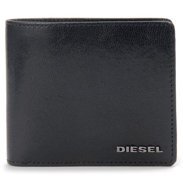ディーゼル DIESEL 二つ折り財布 X03925 PR271 T8013 ブラック メンズ
