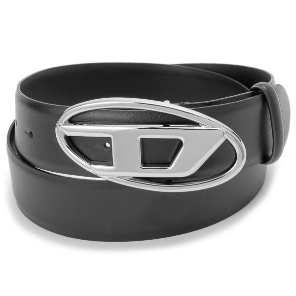 DIESEL ディーゼル ベルト メンズ ブラック X10133P6364T8013 レザーベルト DIESEL（ディーゼル） ベルト メンズ ブラック X10133P6364T8013