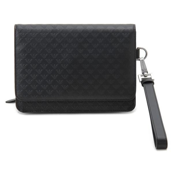 EMPORIO ARMANI ブラック ベルト 収納袋付き EMPORIO ARMANI エンポリオアルマーニ ベルト メンズベルト
