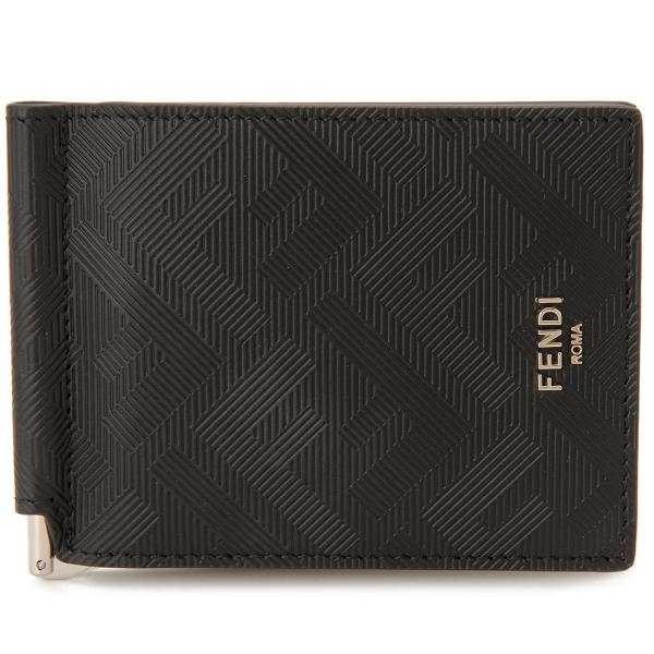 美品●FENDI マネークリップ カードケース 財布 ズッカ柄 マルチカラー 美品○FENDI マネークリップ カードケース 財布 ズッカ柄 マルチ