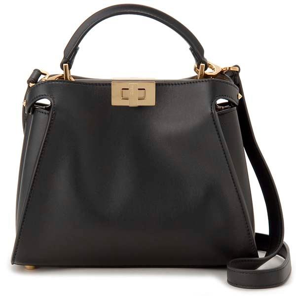 FENDI フェンディ ハンドバッグ レディース ブラック 8BN302 SMQ FENDI フェンディ ハンドバッグ レディース ブラック 8BN302 SMQ