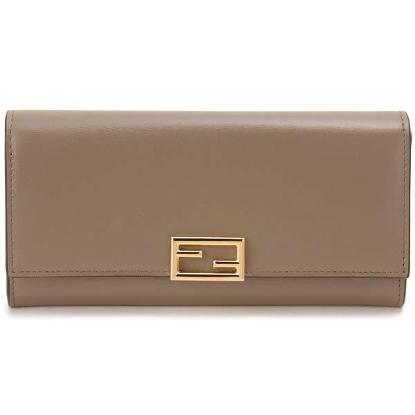 FENDI（フェンディ） 長財布 トリュフ グレー 8M0251 AHM0 F1F1M 二