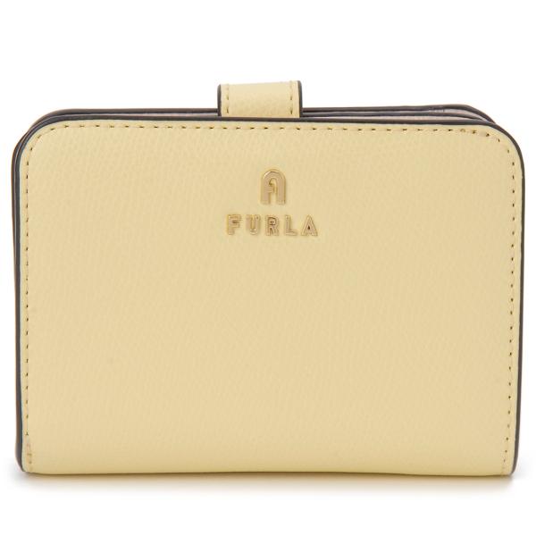 ゴールデンウィークセール ポイント10倍 ゴールデンウィークセール ポイント10倍 FURLA フルラ 二つ折り財布 レディース イエロー WP00315 ARE 3789 CAMELIA FURLA（フルラ） ゴールデンウィークセール ポイント10倍