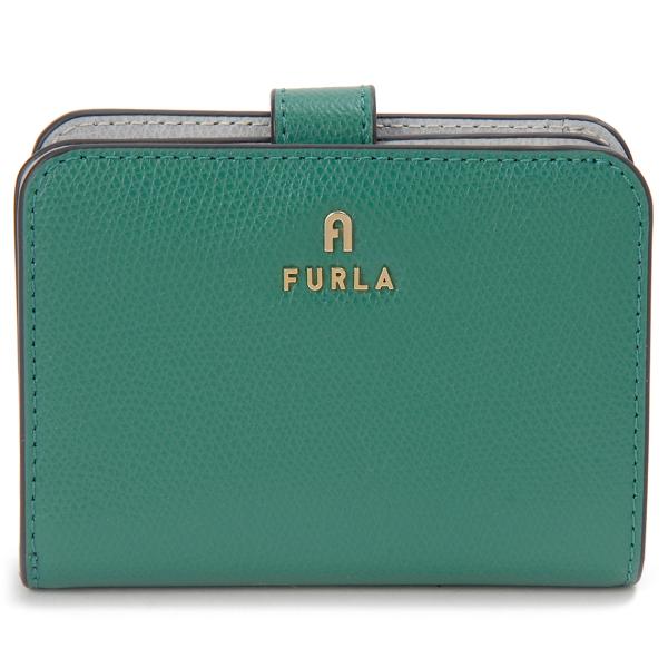 FURLA フルラ 二つ折り財布 レディース グリーン WP00315 ARE 4349 CAMELIA カメリア FURLA（フルラ） 二つ折り財布 レディース グリーン WP00315 ARE 4349