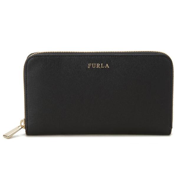 FURLA BABYLON ラウンドファスナー 長財布 ブラック 黒 FURLA フルラ ラウンドファスナー長財布 755244 BABYLON XL