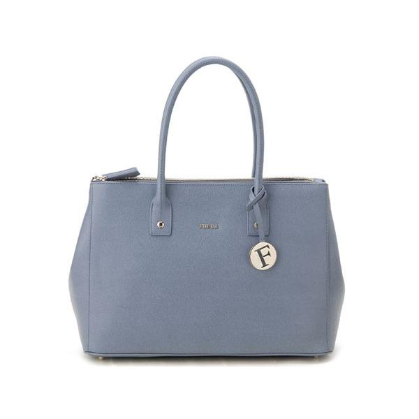 フルラ トートバッグ Furla Linda リンダ レザー トート グレイッシュブルー Fur S Select 通販 Yahoo ショッピング