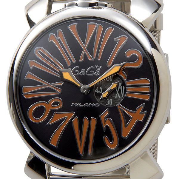 ガガミラノ Gaga Milano 5080.4 マヌアーレ スリム 46mm メタル