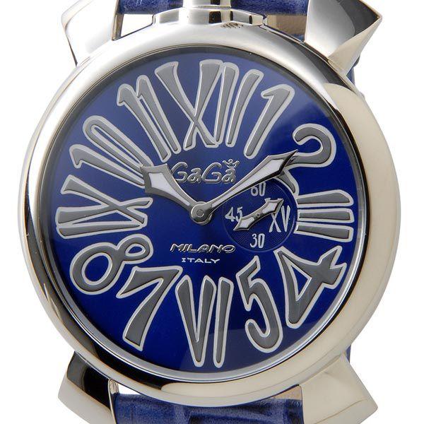 【値下げ！】GaGa MILANO マヌアーレ スリム 46mm ブルー 値下げ！】GaGa MILANO マヌアーレ スリム 46mm ブルー