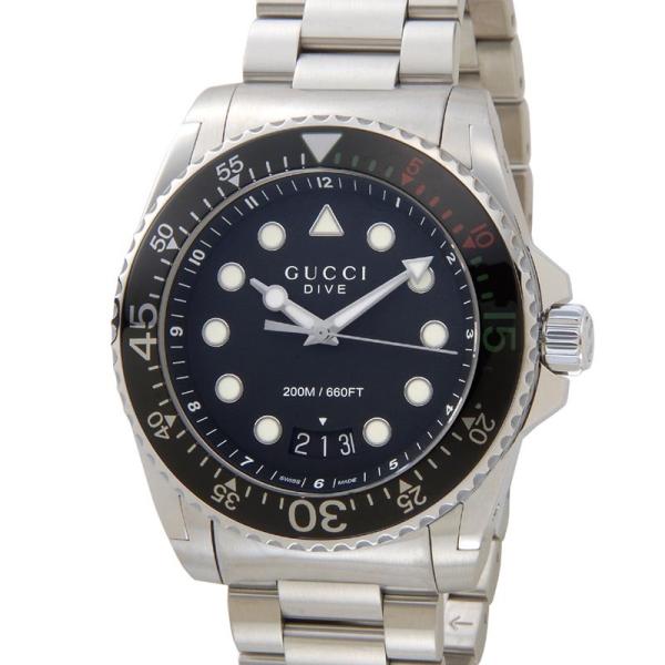 GG グッチ GUCCI 時計 YA136208 Swiss Dive ダイブ ブラック GG グッチ GUCCI 時計 YA136208 Swiss Dive ダイブ ブラック
