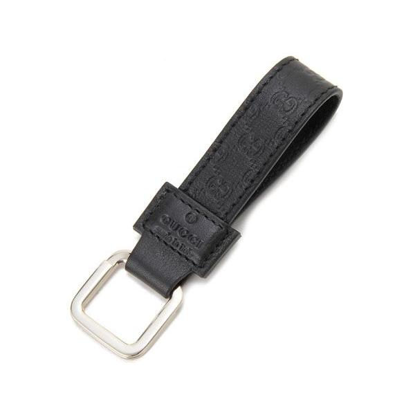 ◎正規新品同様　GUCCI　グッチ　GG　キーホルダーブラック 型番199919 グッチ キーリング アクセサリー メンズ レディース ドリアン GG