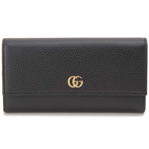 GUCCI グッチ 長財布 レディース ブラック 456116 CAO0G 1000 PETITE 