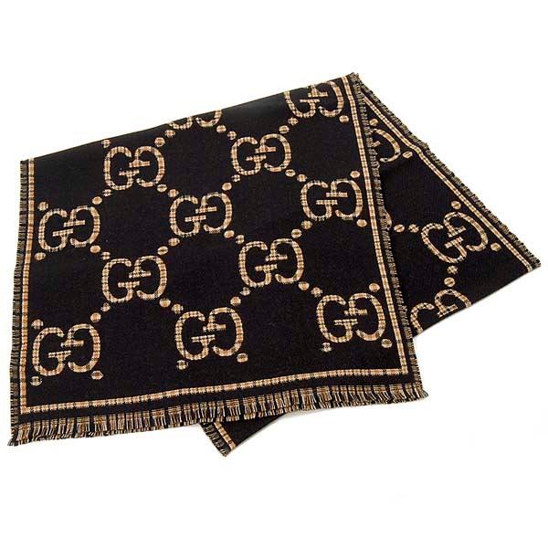 GUCCI（グッチ） マフラー 660025 4G386 1079 GG ジャガード ウール 