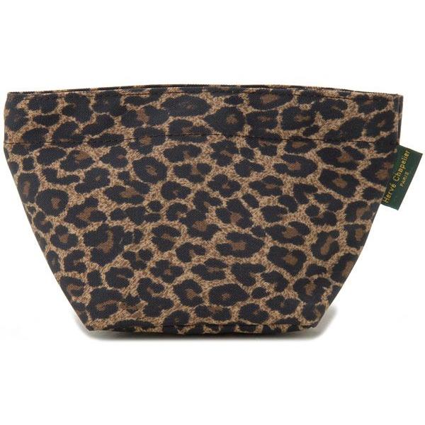 エルベシャプリエ☆パンサーブラン☆舟形ポーチ☆927F☆美品です♪ エルベシャプリエ Herve Chapelier 927Fパンサー(ナイロン舟型