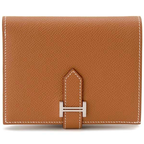 HERMES エルメス 二つ折り財布 ゴールド H039790 CK37 BEARN HERMES エルメス 二つ折り財布 ゴールド H039790 CK37 BEARN