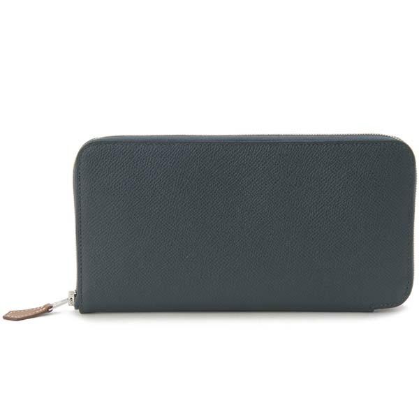 HERMES（エルメス） ラウンドファスナー長財布 グリーン 077625CK AB 