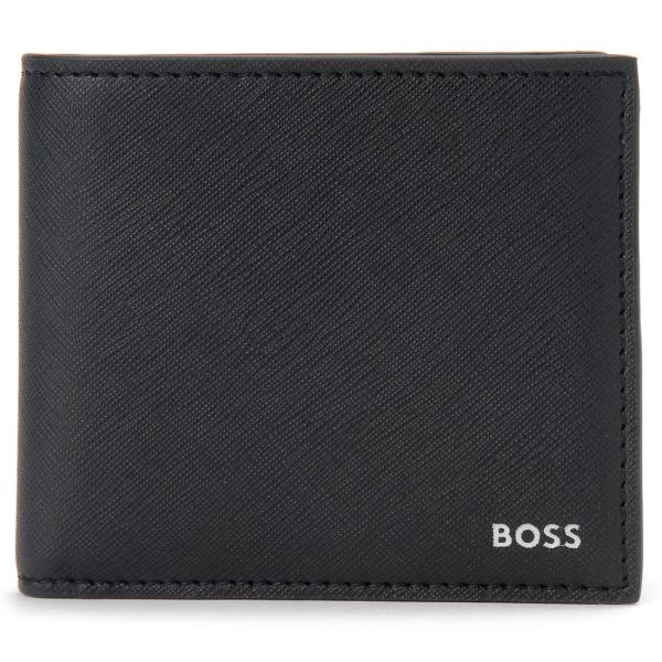 HUGO BOSS2つ折り財布 新品未使用 ヒューゴボス HUGO BOSS 二つ折り財布 50519273 ブラック BLACK