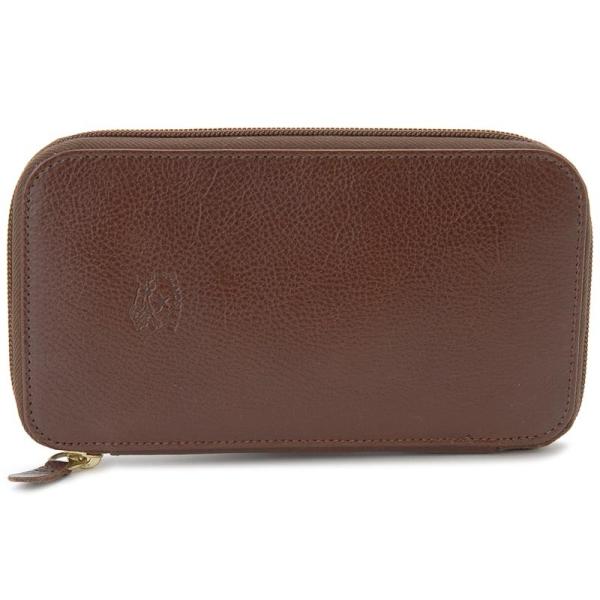 非売品 イルビゾンテ 財布 ファッション小物 レザー ラウンドファスナー長財布 Il レザー ブラウン ブラウン 新品 Bisonte Ilb C0442 P 869 S Select A0442 P 869 メンズ レディース 送料無料