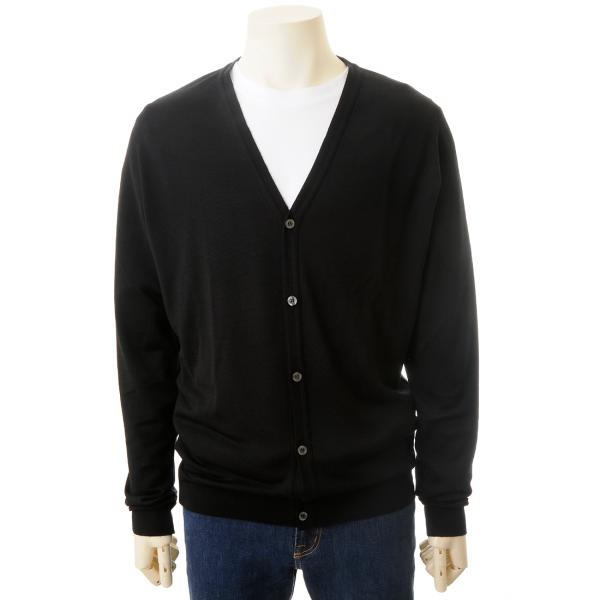 JOHN SMEDLEY（ジョンスメドレー） カーディガン メンズ ブラック