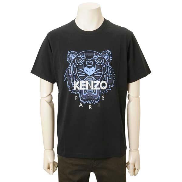 ケンゾー KENZO Tシャツ メンズ ブラック 黒 ロゴTシャツ FB55TS0204YA